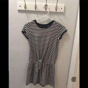 🐬POLO RALPH LAUREN NAVY AND WHITE STRIPPED DRESS